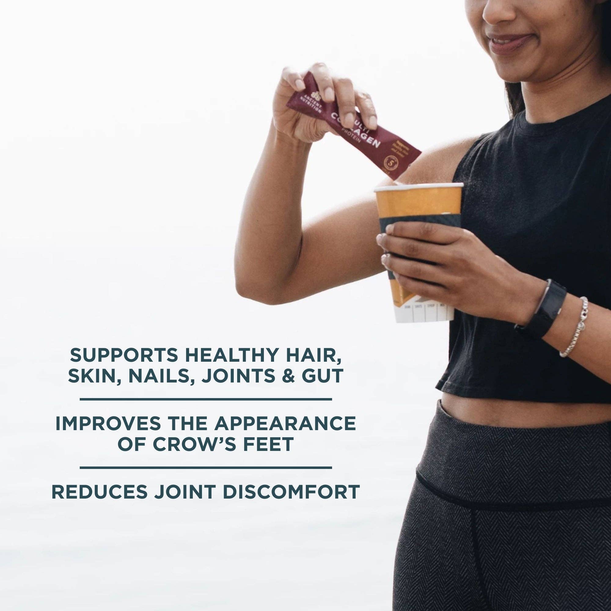 Printed Multi Collagen Protein Stick Packs | - 40 Count Box for wholesale on Faire2