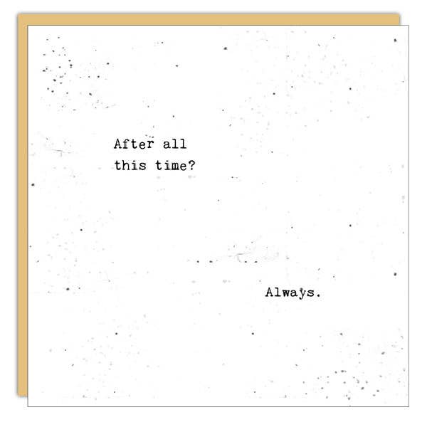 Stationery - Card - Little Gem - After All for wholesale by Cedar Mountain Studios