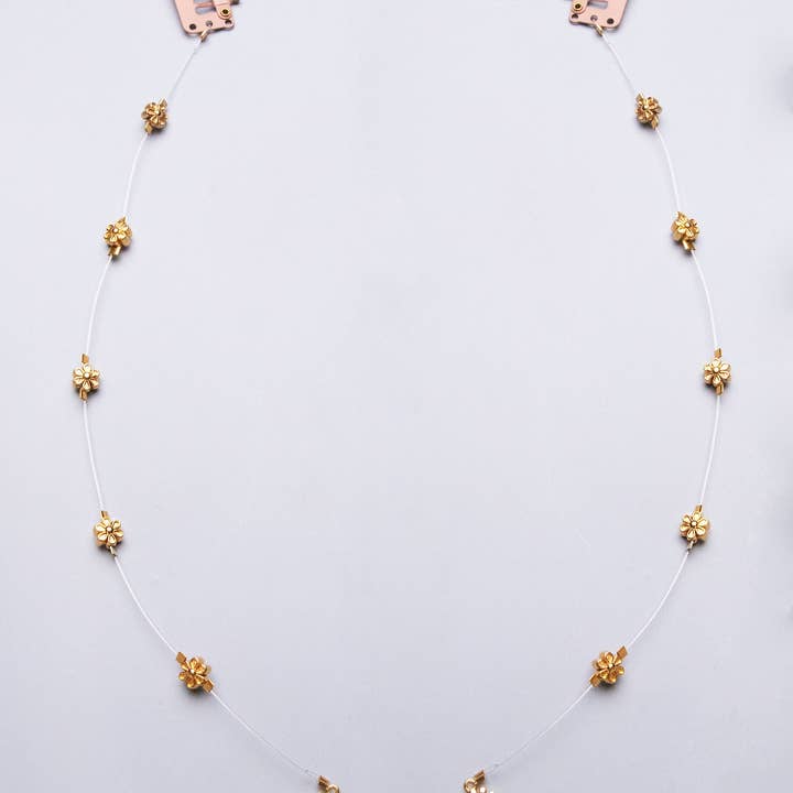 Gold Daisy Braid-Ins for wholesale by VidaKush