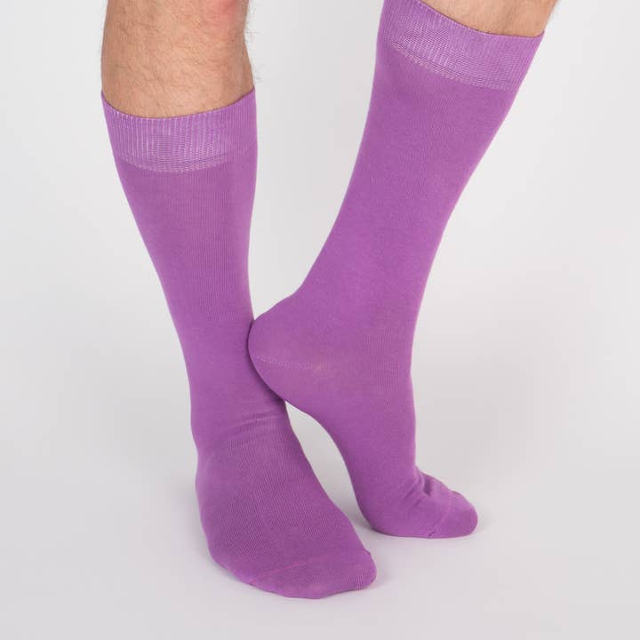 Dress Socks - Ultra Violet for wholesale by Archiduchesse