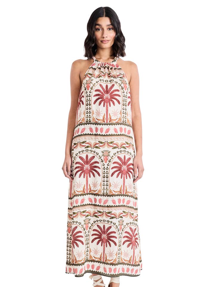 HALTER NECK MIDI DRESS for wholesale by Maggy London Group