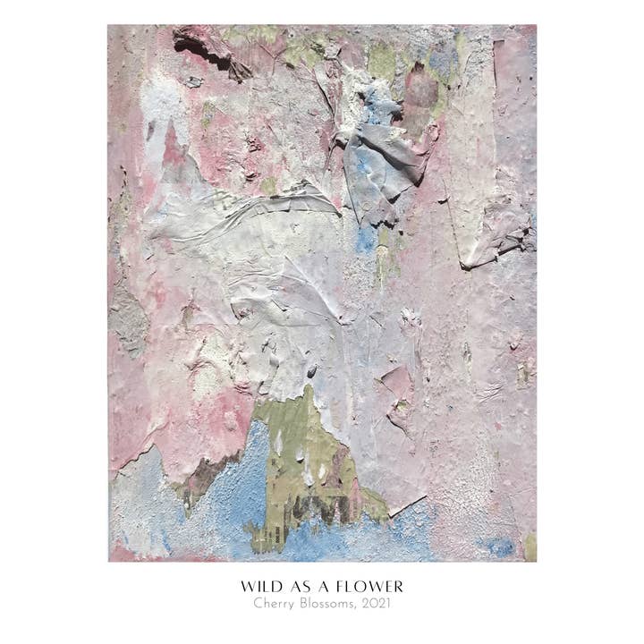 Cherry Blossoms, 2021 Art Print for wholesale by Amy Turner Creative