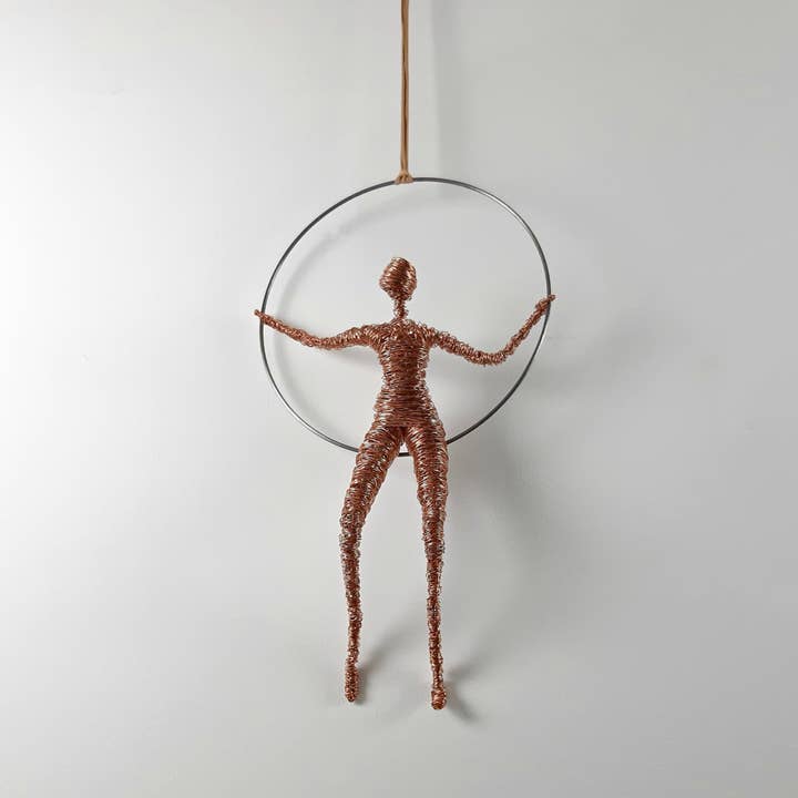 Haritopoulou - Wholesale Sculpture - Aerial Hoop Acrobat, Aerial Yoga Art2