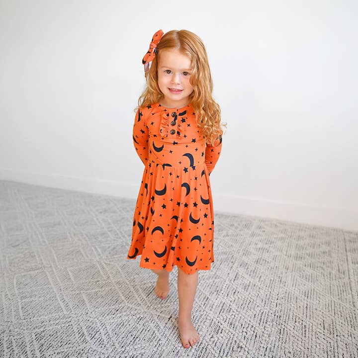 Gigi and Max - Wholesale Dress – Kids - Blaise Orange Moon TUTU DRESS4