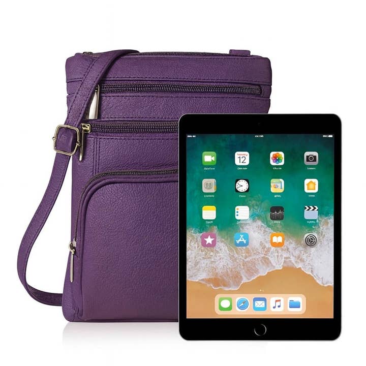 Genuine Leather Crossbody Purse Bag for wholesale by Krediz