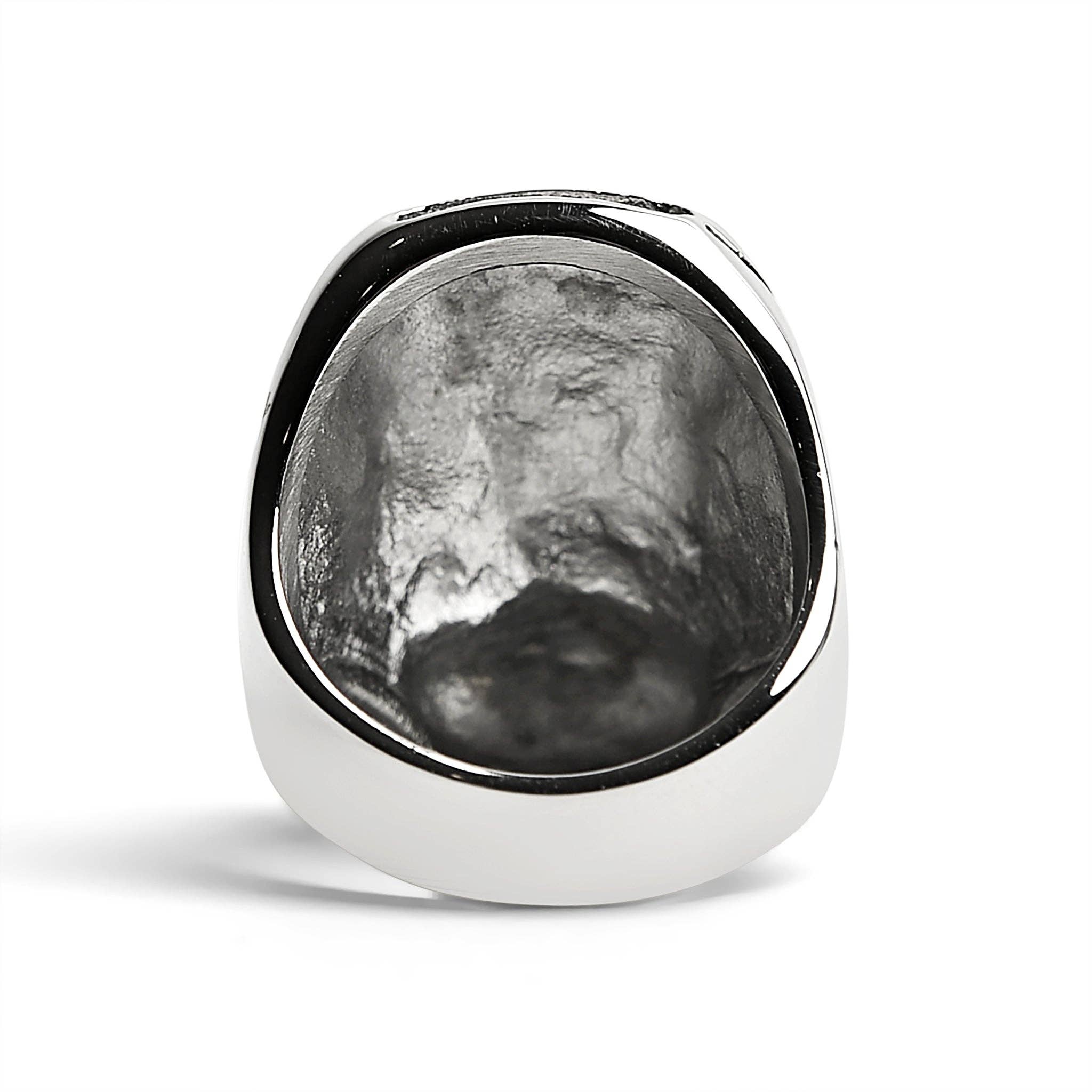 WJW - Wholesale Cocktail/Statement Ring - Stainless Steel Gas Mask Skull Ring6