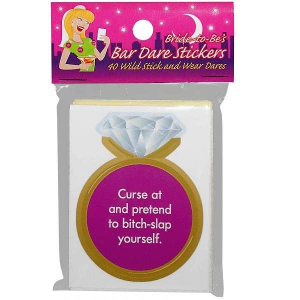 Kheper Games Inc - Wholesale Sticker - Bride-to-be Bar Dare Stickers0