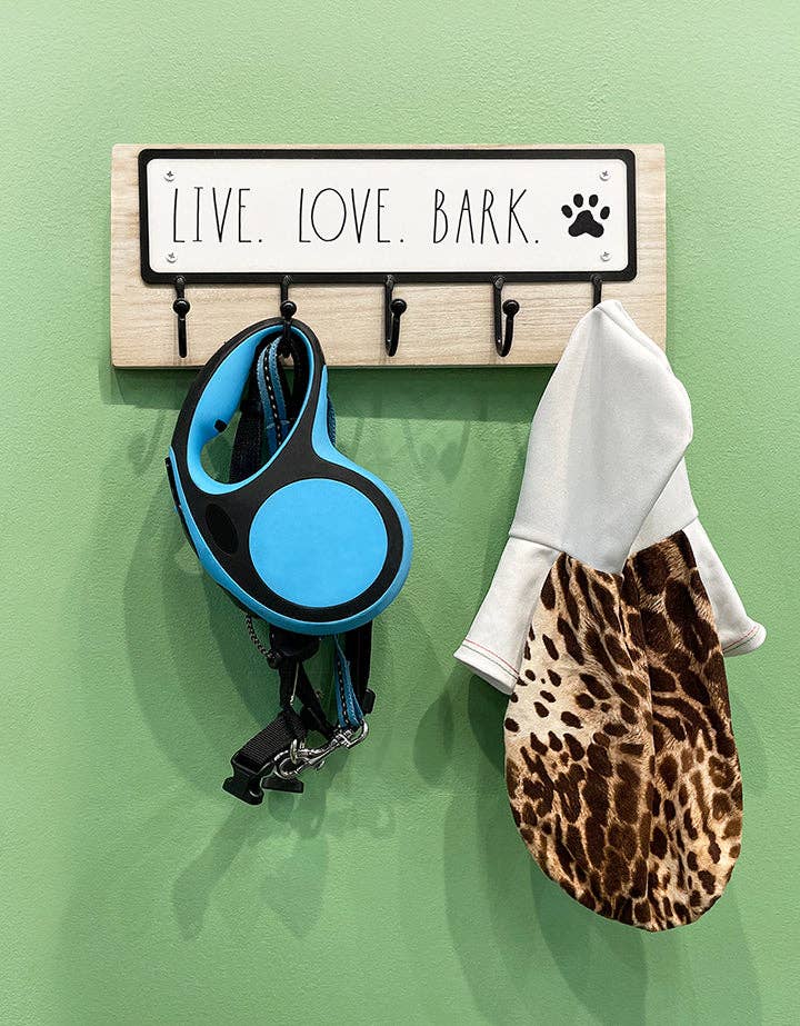 DesignStyles Home - Wholesale Wall Hook - Rae Dunn "Live Love Bark" Wall Hook1
