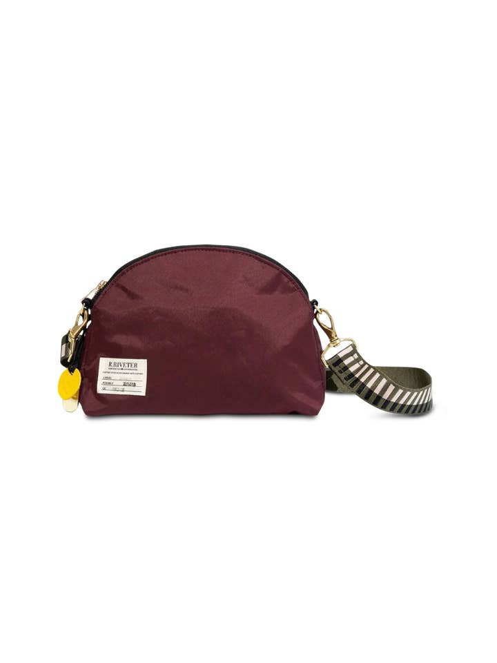 Hopper | Wine Nylon + Geo Webbed Strap for wholesale by R.Riveter