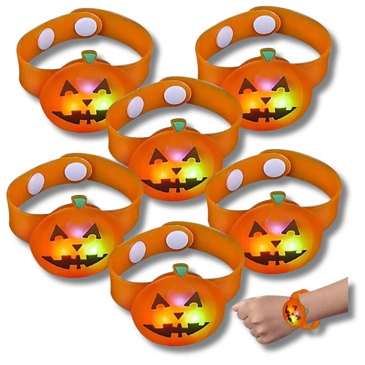 Pumpkin Light & Glow Up Kid Snap Bracelet and other Purchase Wholesale glowsticks. Free Returns & Net 60 Terms on Faire trending on Faire.