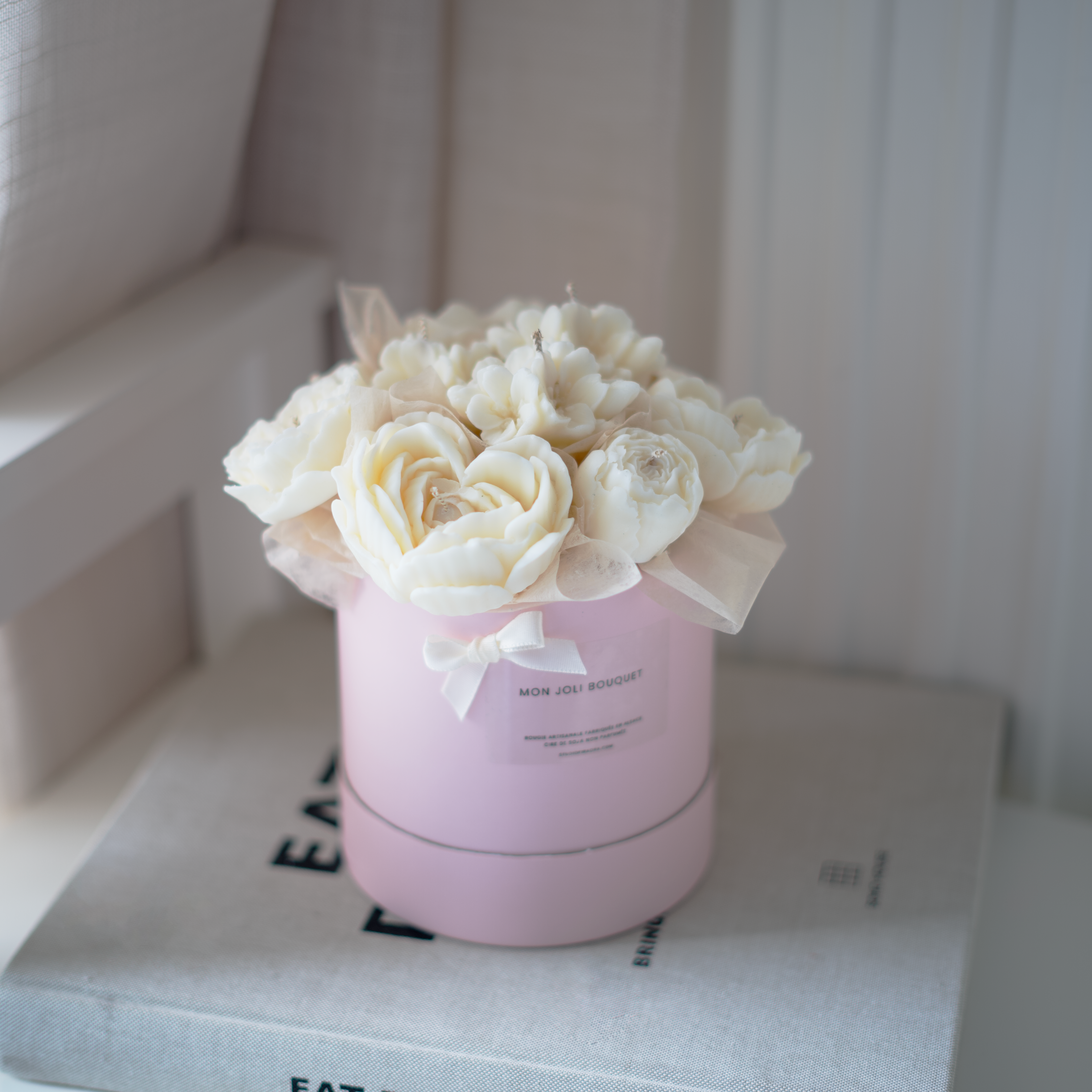 Studio Firaora - Wholesale Artificial Flowers - MY PRETTY BOUQUET of Love - Soy wax0