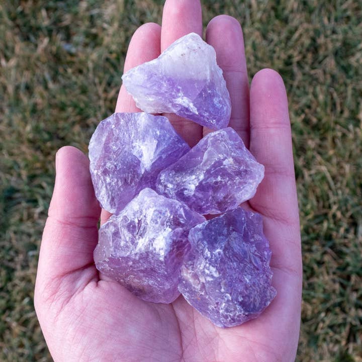 Down To Earth - Wholesale Spiritual Stone/Crystal - Amethyst Raw. 1lb.0