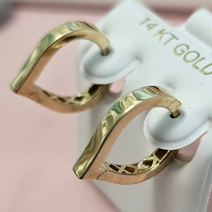 HU-4014 voor wholesale door 14k18k Gold Earrings Inc.