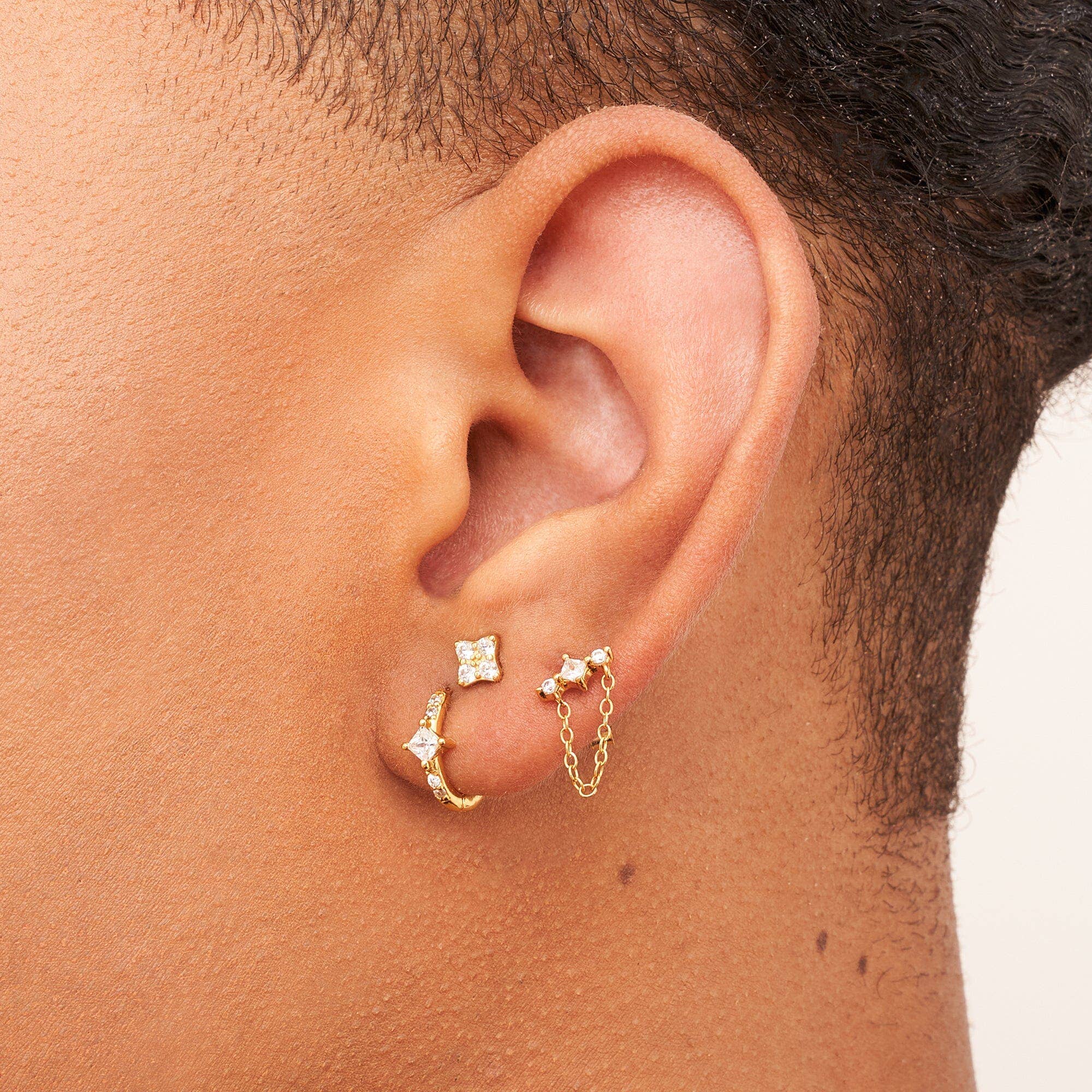 Nébuleuse Bijoux – wholesale Enkelt örhänge – Rym Blanche13