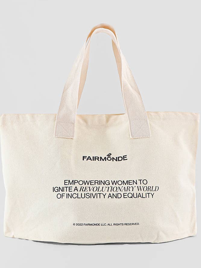 Essential Tote Bag - Beige for wholesale by Fairmonde Golf