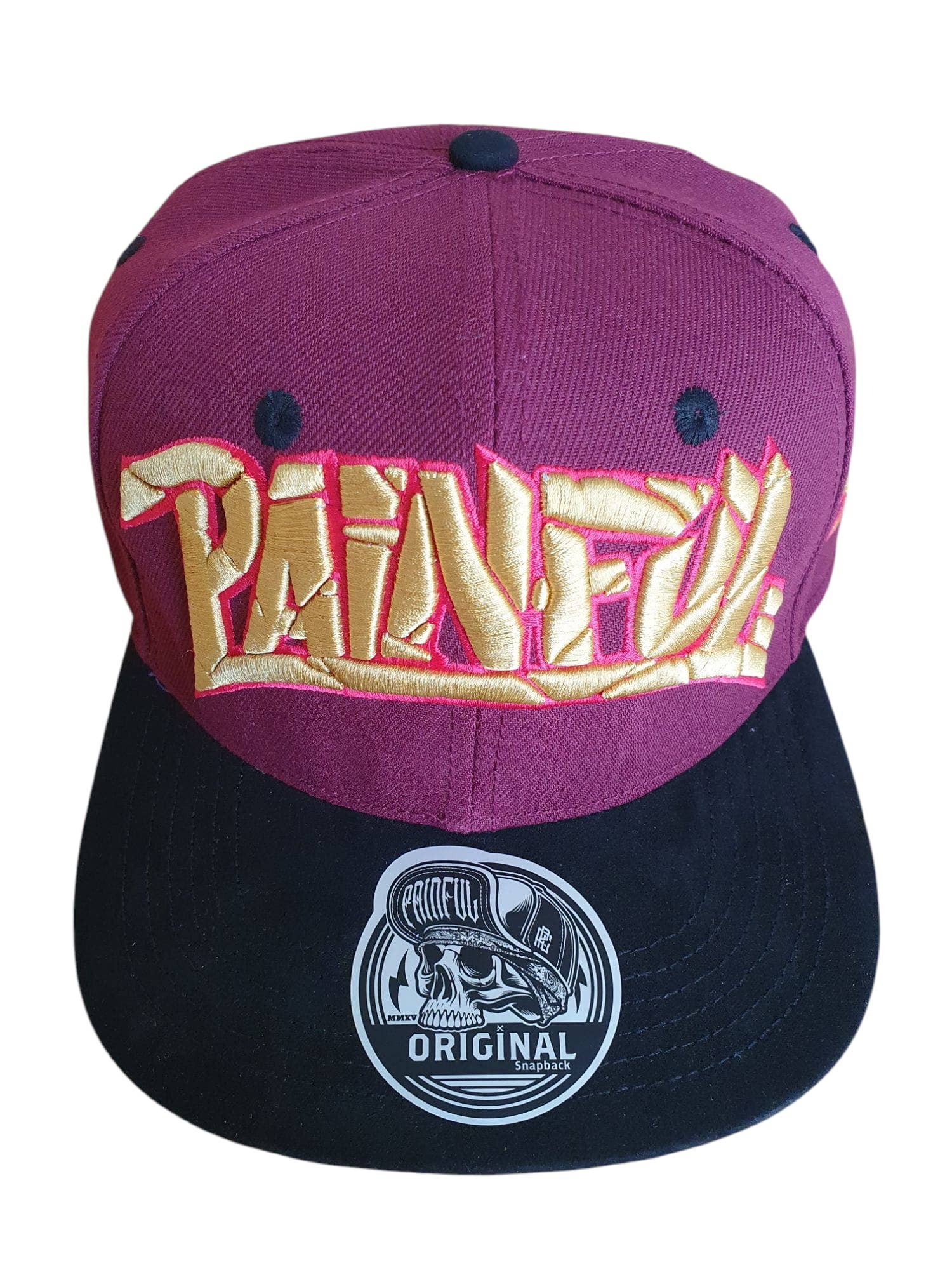 Painful Clothing - Wholesale Flatcap - Heren - Snapback pet Painful FLAMINGO met 3D-logo en kleurrijke print onder klep6
