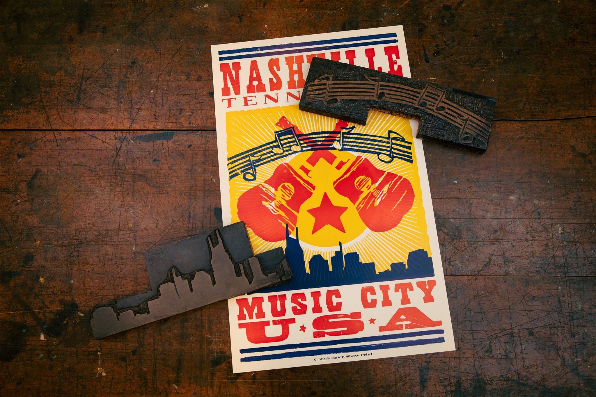 Hatch Show Print - Wholesale Poster - Nashville Music City Usa Poster4