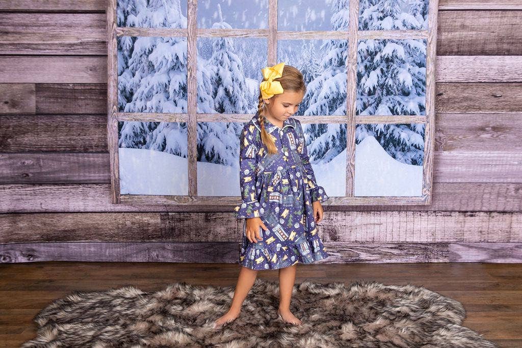 JustForLittles - Wholesale Lounge Top - Kids - Polar Express Comfy Cozies2