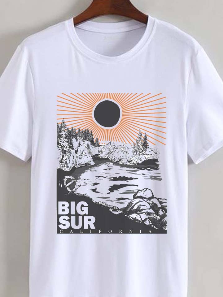M9099 - BIG SUR graphic tee for wholesale by HARANG