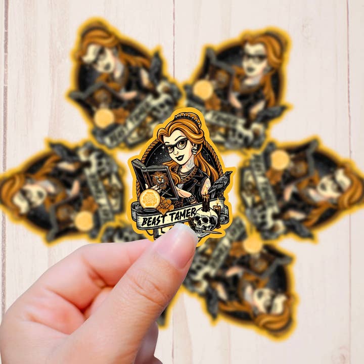 Vinyl-Aufkleber Goth Punk Princess, Belle für den Großhandel von Graceful Darkness, LLC