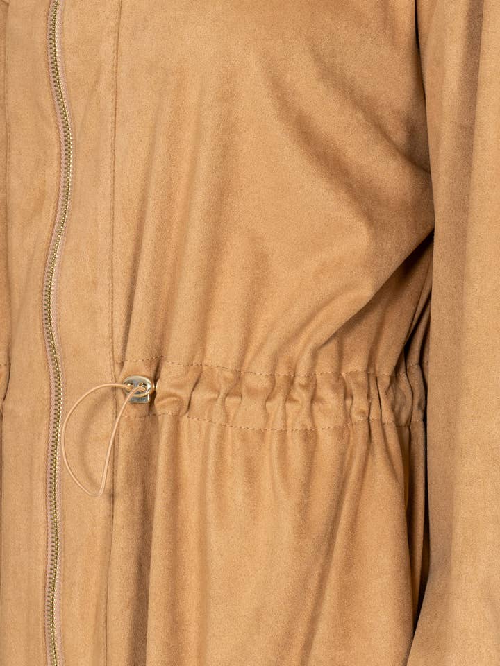 90% Pl 10% Ea Suede Parka for wholesale by Siste's S.p.A.