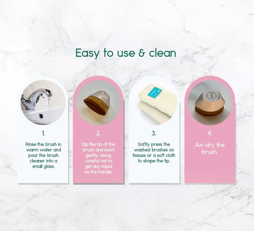 VIAI Beauty - Wholesale Cheek/Face Makeup Brush - BENAT Foundation Makeup Brush5