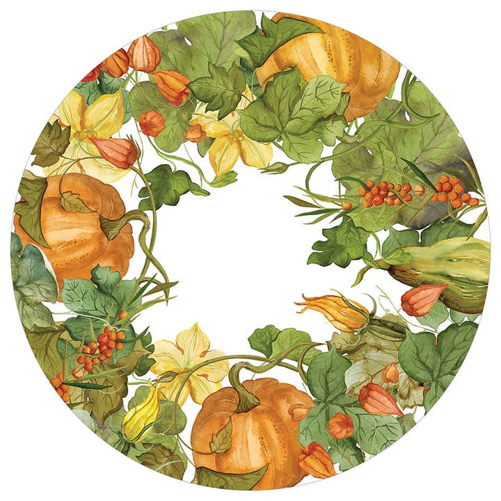 The Napking - Vente Nappes - Nappe en lin Potirons 100% Fabriqué en Italie1