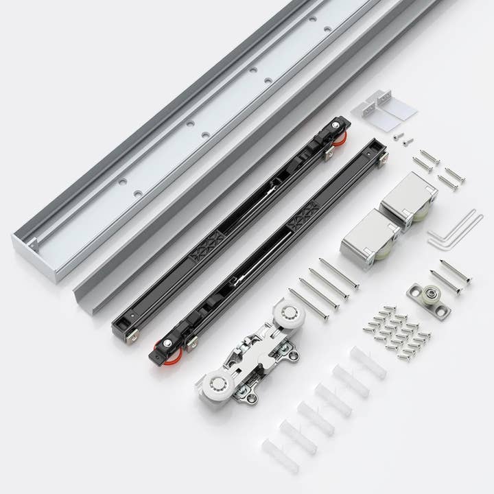 Nuk3y - Wholesale Knob/Pull - Nuk3y Concealed Sliding Door Hardware with Soft Close2