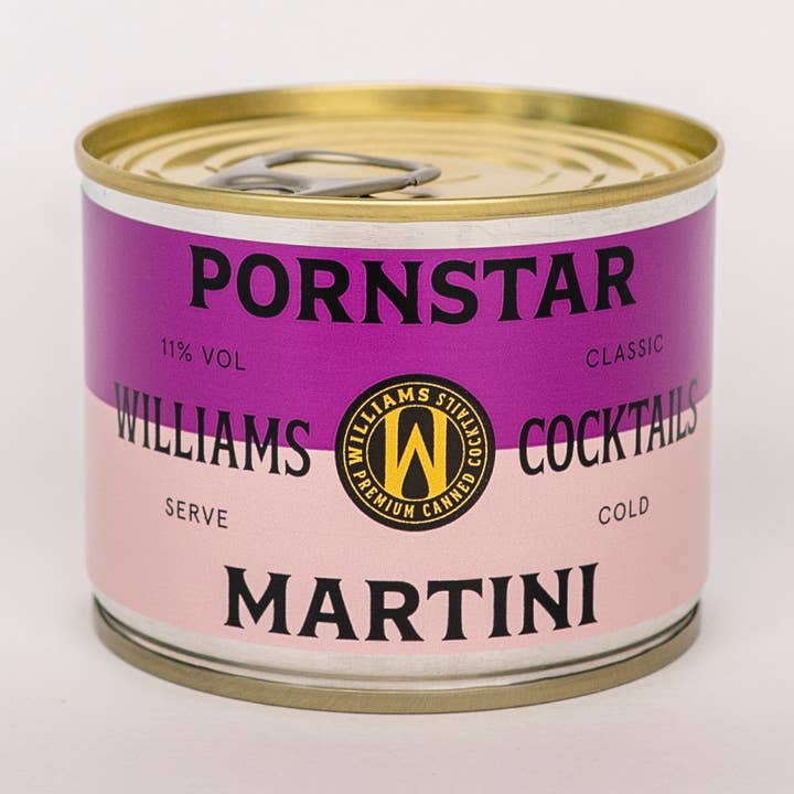 Williams Cocktails Pornstar Martini färdigblandad cocktail för wholesale av Williams Premium Canned Cocktails