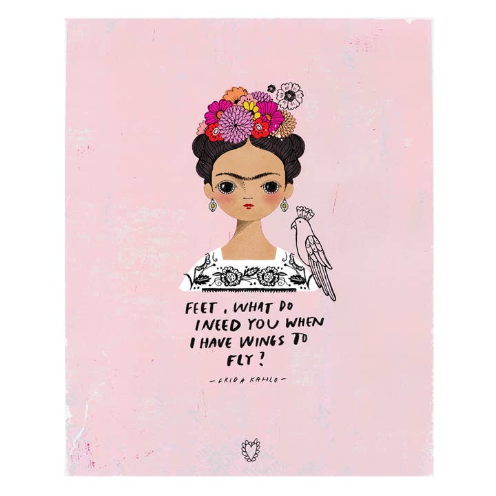 Impresión de arte de Frida Kahlo para venta al por mayor de Of Unusual Kind