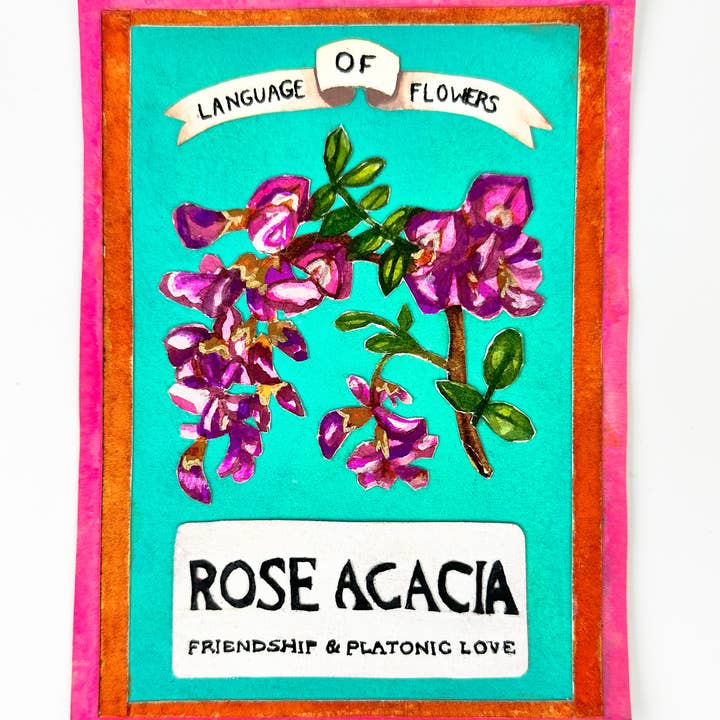 Guided Hand Studio - Wholesale Everyday Greeting Card - Victorian Flower Language cards11