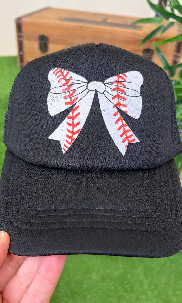 Sugar Stitch - Wholesale Trucker Hat - Women's - Baseball Bow Trucker Hat2