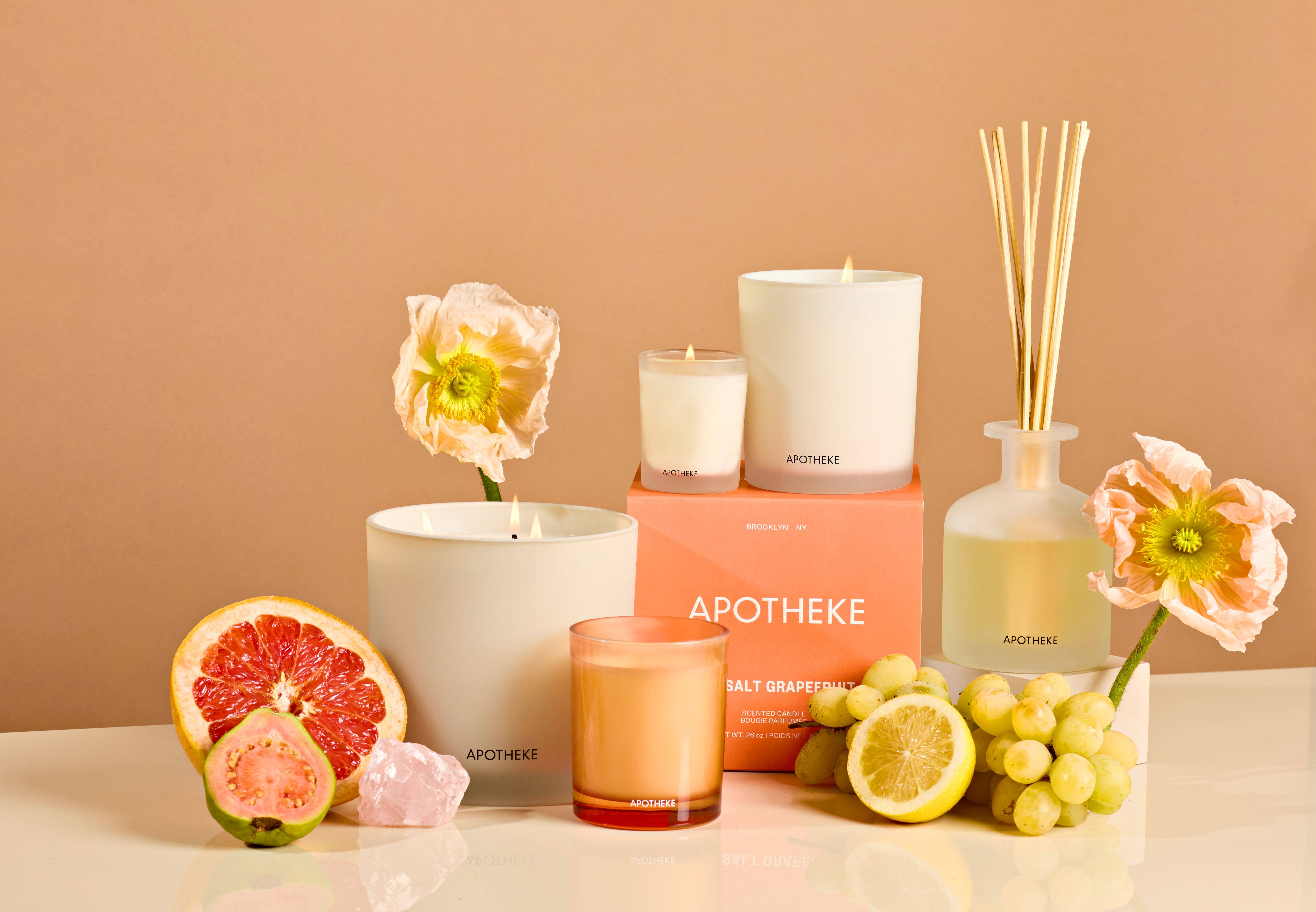 Apotheke - Wholesale Pot/gevulde kaars - Apotheke geurkaars Sea Salt Grapefruit2