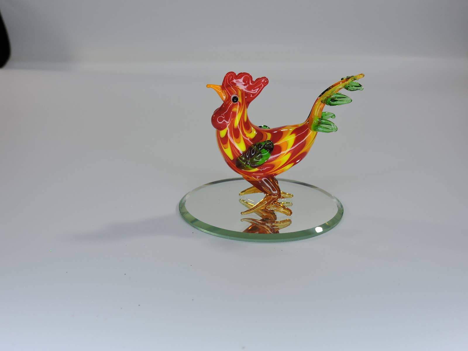 Gift Gallery Glass - Wholesale Decorative Figurine - Handmade Glass Rooster Buddy3