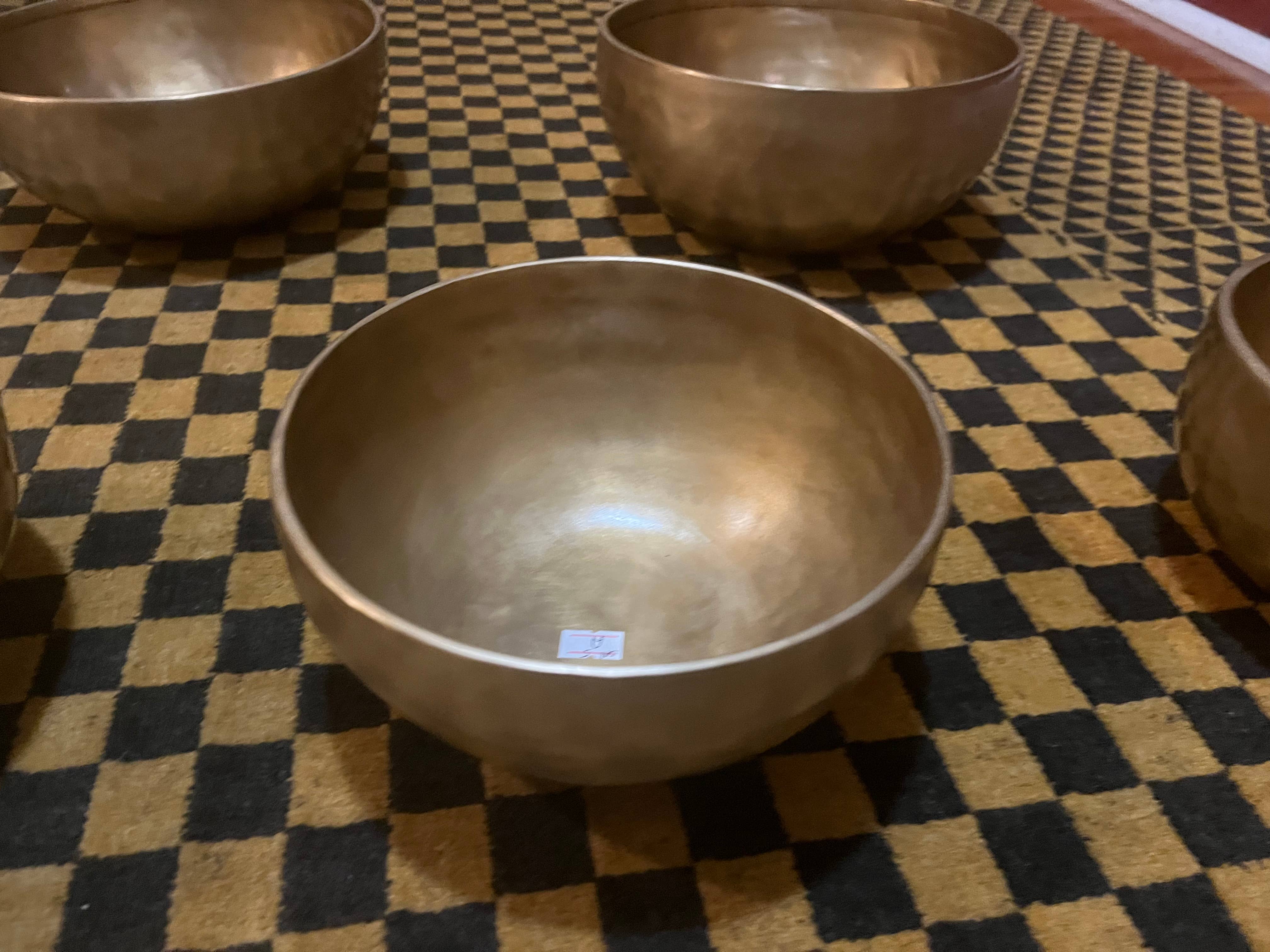 Heritage good Nepal - Wholesale Meditatie benodigdheden - Professioneel gestemde handgesmede klankschaal set van zeven7