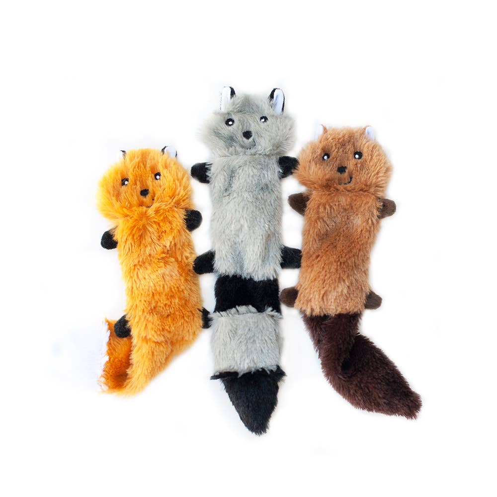 ZippyPaws - Wholesale Pet Plush Toy - Dog - Skinny Peltz - Small (3-pack) - Dog Toy1