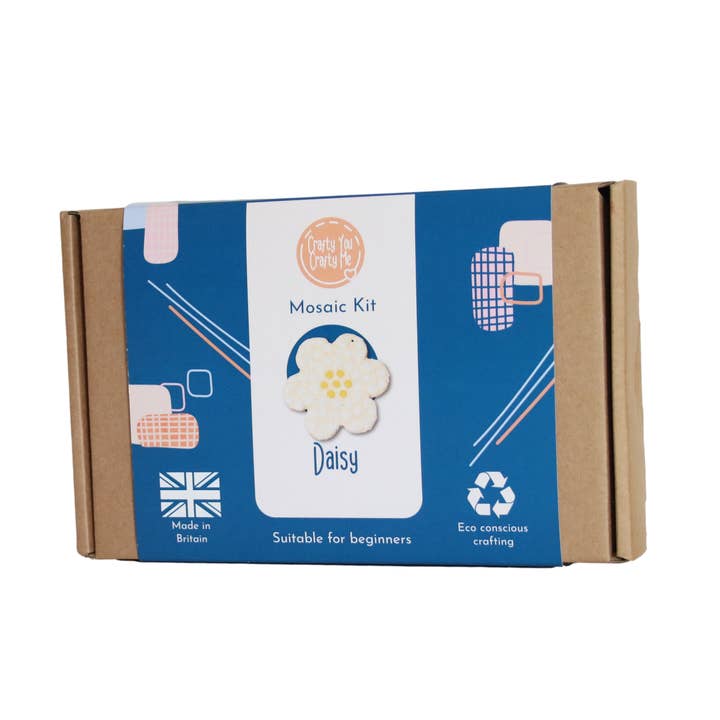 Crafty You Crafty Me – Kit de artesanato DIY por atacado – Crafty You Crafty Me: Kit de artesanato em mosaico Daisy, Fabricado no Reino Unido1