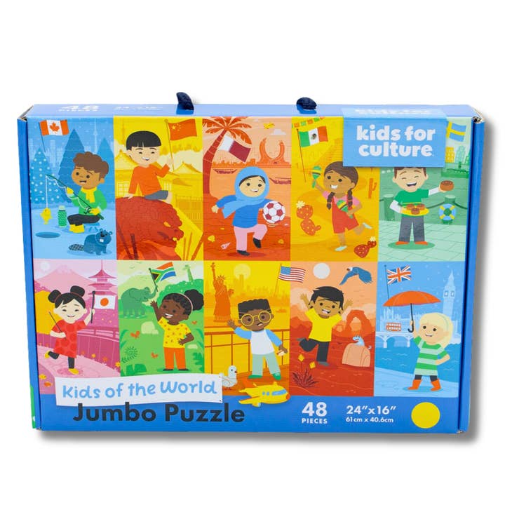 Kids For Culture - Wholesale Puzzle - Kids - Kids of the World: Jumbo Puzzle - 48 Pieces