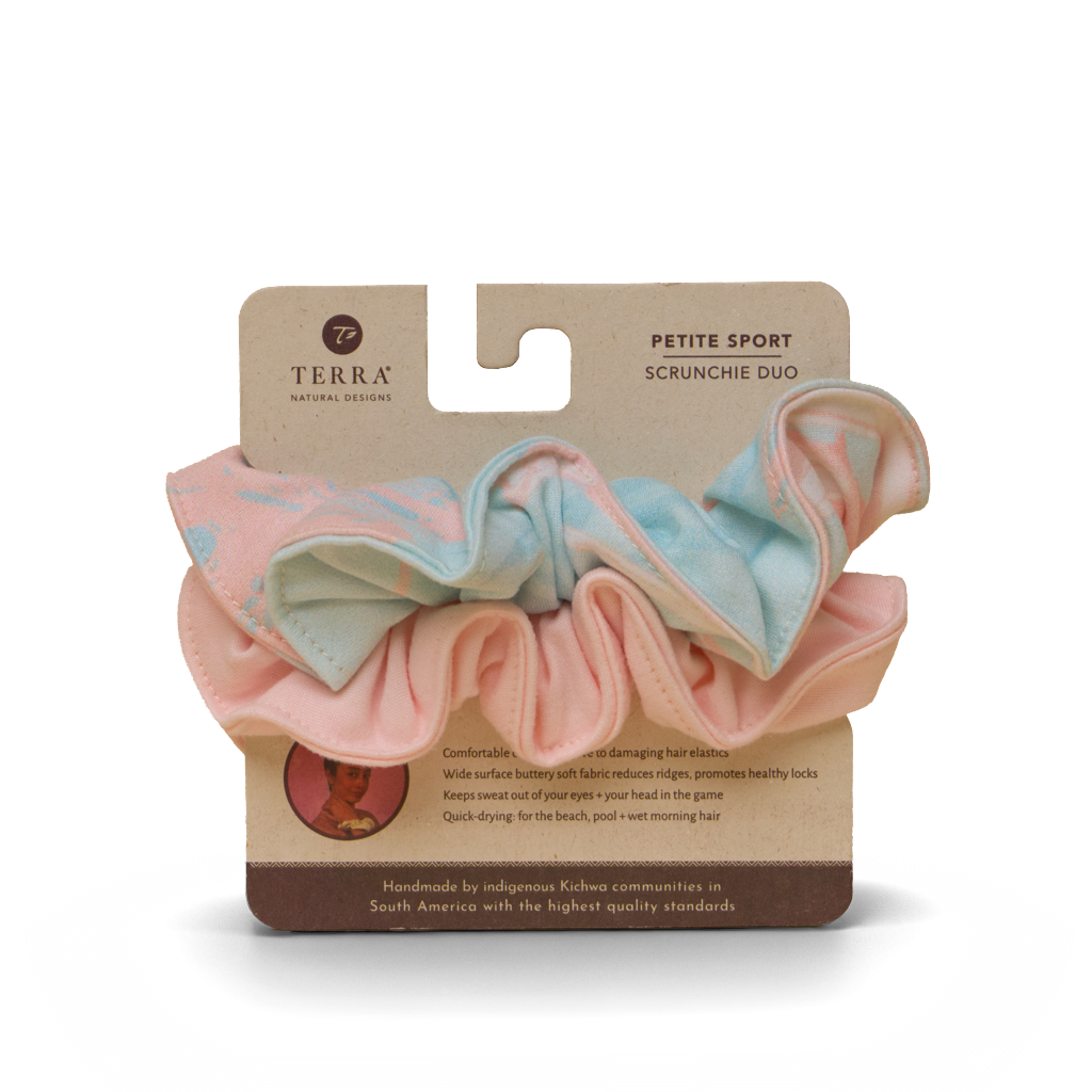 Terra Natural Designs – wholesale Scrunchie - Women’s – Petite Sport Scrunchie Duo36