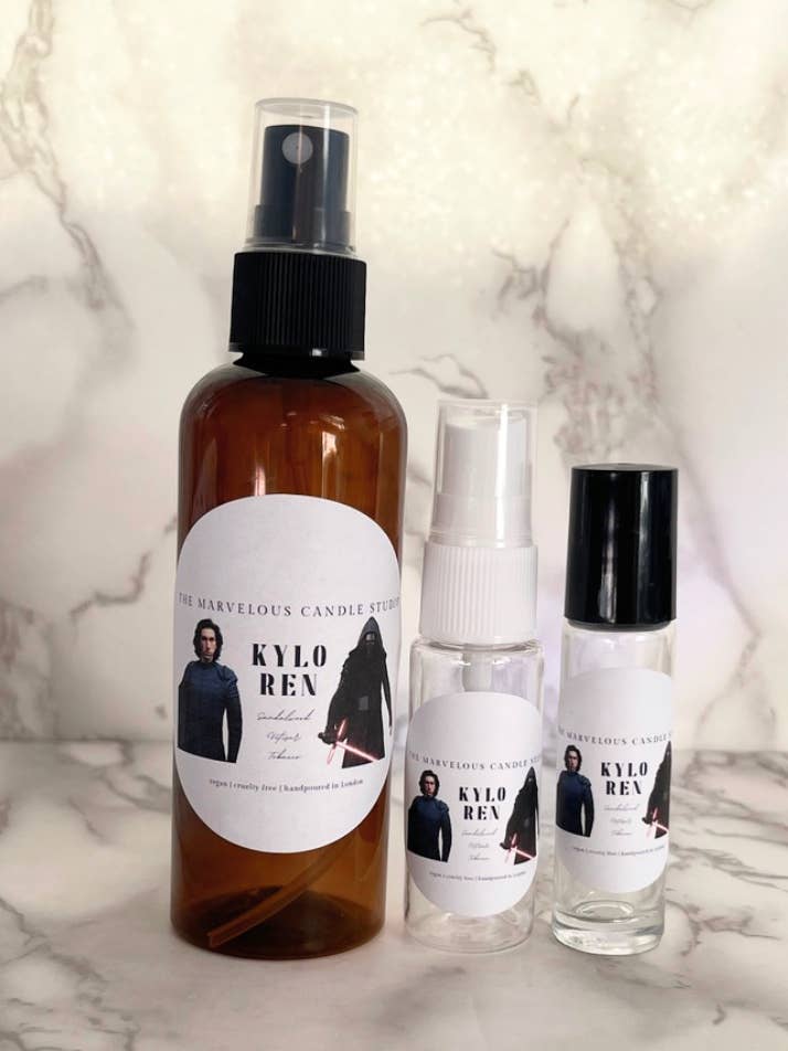 Kylo Ren Perfume And Room Sprays for wholesale by Marvelous Candle Studio