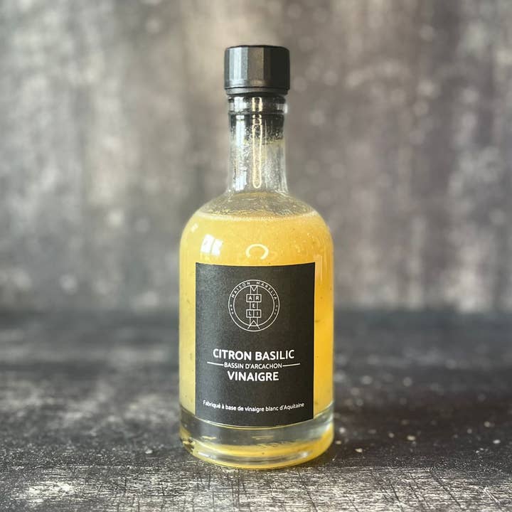 Vinaigre Citron Basilic 250ML pour la vente par MAISON MARELIA