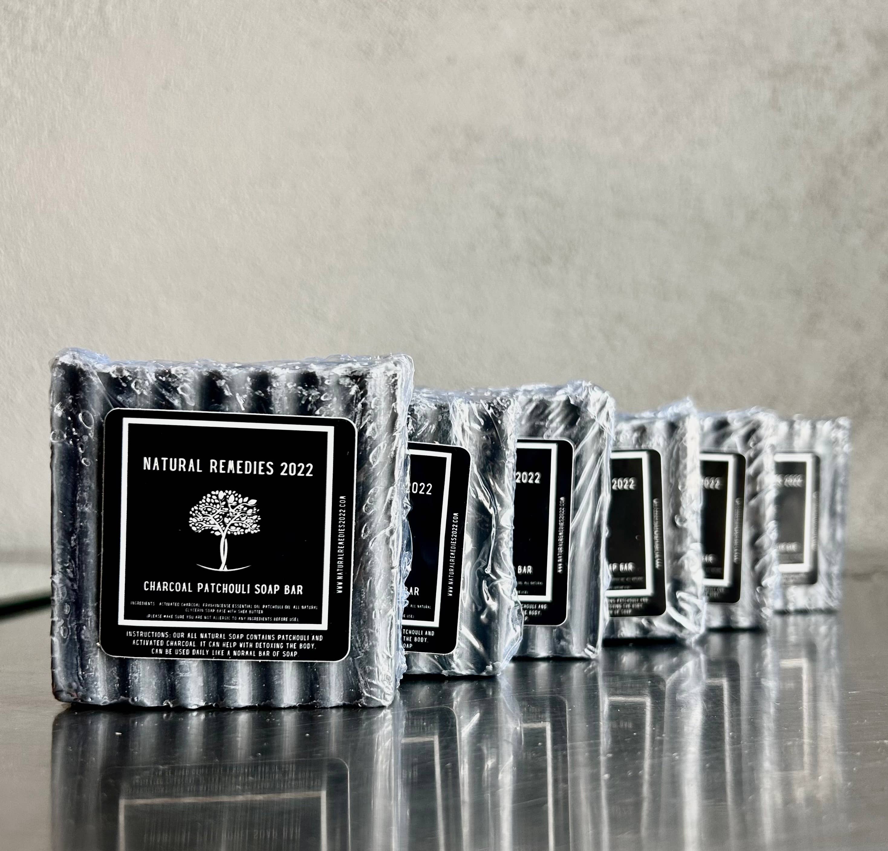 natural remedies 2022 – Engroshandel Sæbestykke – kul patchouli detoxsæbe0