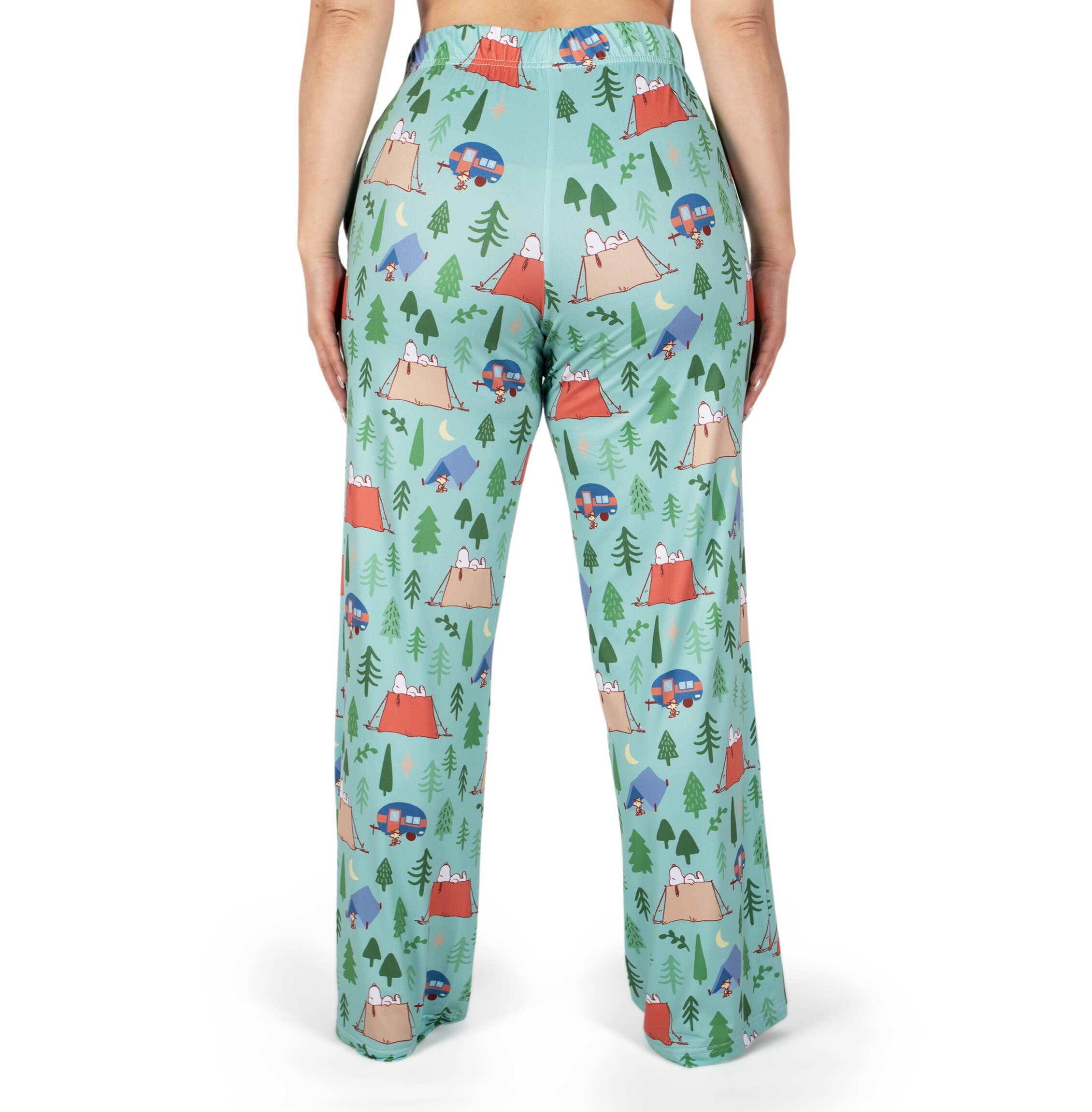 BRIEF INSANITY - Wholesale Lounge joggingbroek/joggingbroek - Dames - Snoopy Camping Allover loungebroek4