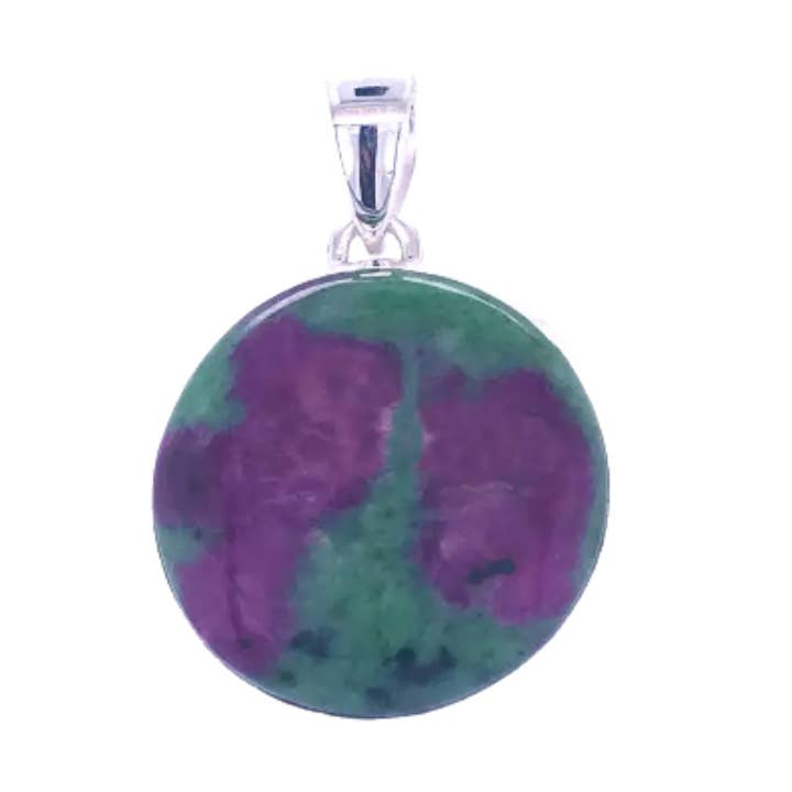 Ruby Zoisite Peace On Earth Pendant for wholesale by Esprit Creations