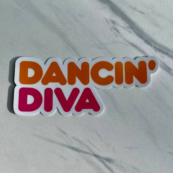 Denali & Co. - Wholesale Sticker - Dancin' Diva Sticker, 4" x 1.7"
