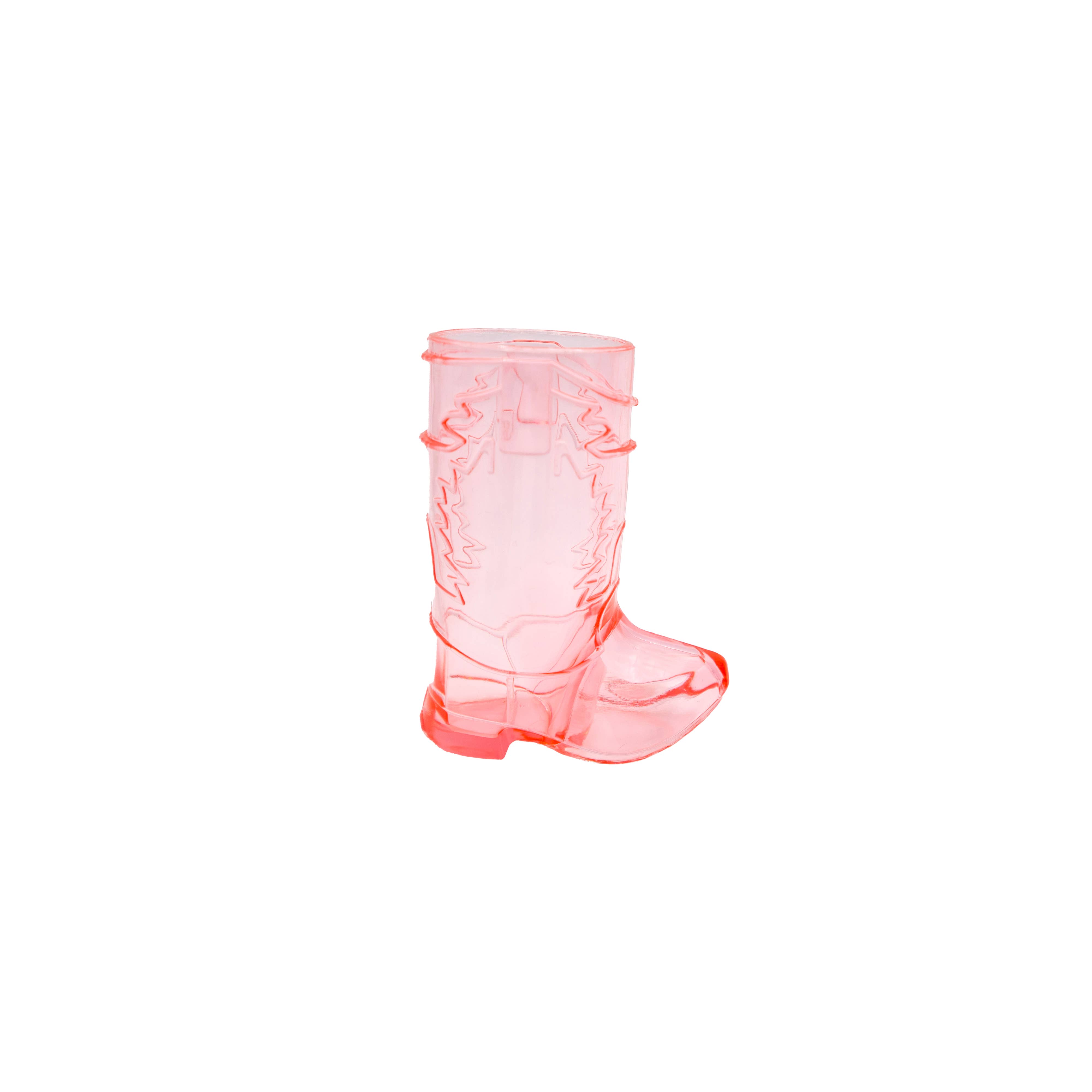 NPW - Wholesale Shot Glass - Western Pink Boot Shot Glasses4