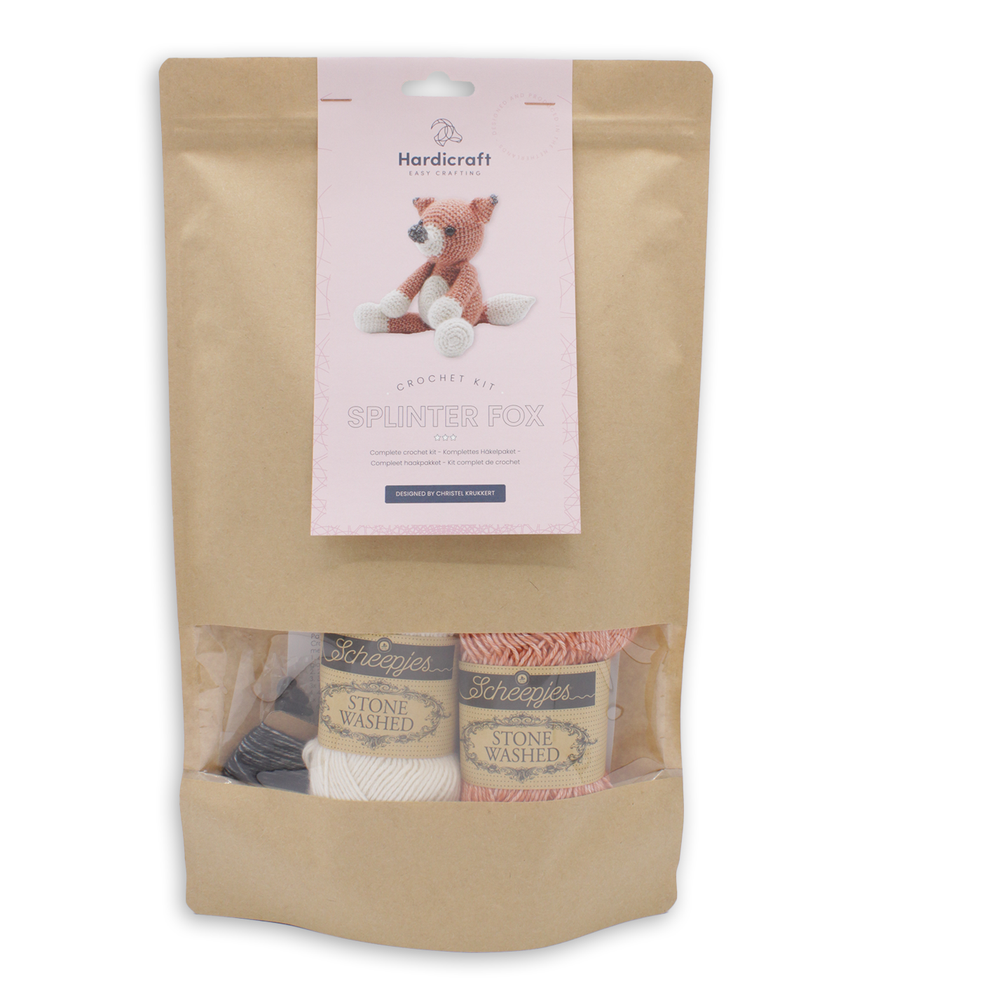 Hardicraft – Engroshandel Strikke-/hækleartikler – DIY hæklekit - Splinter ræv4