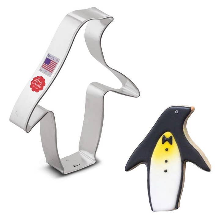 Ann Clark - Wholesale Cookie Cutter - Extra Large Penguin Cookie Cutter. (Bag of 1 Dozen)