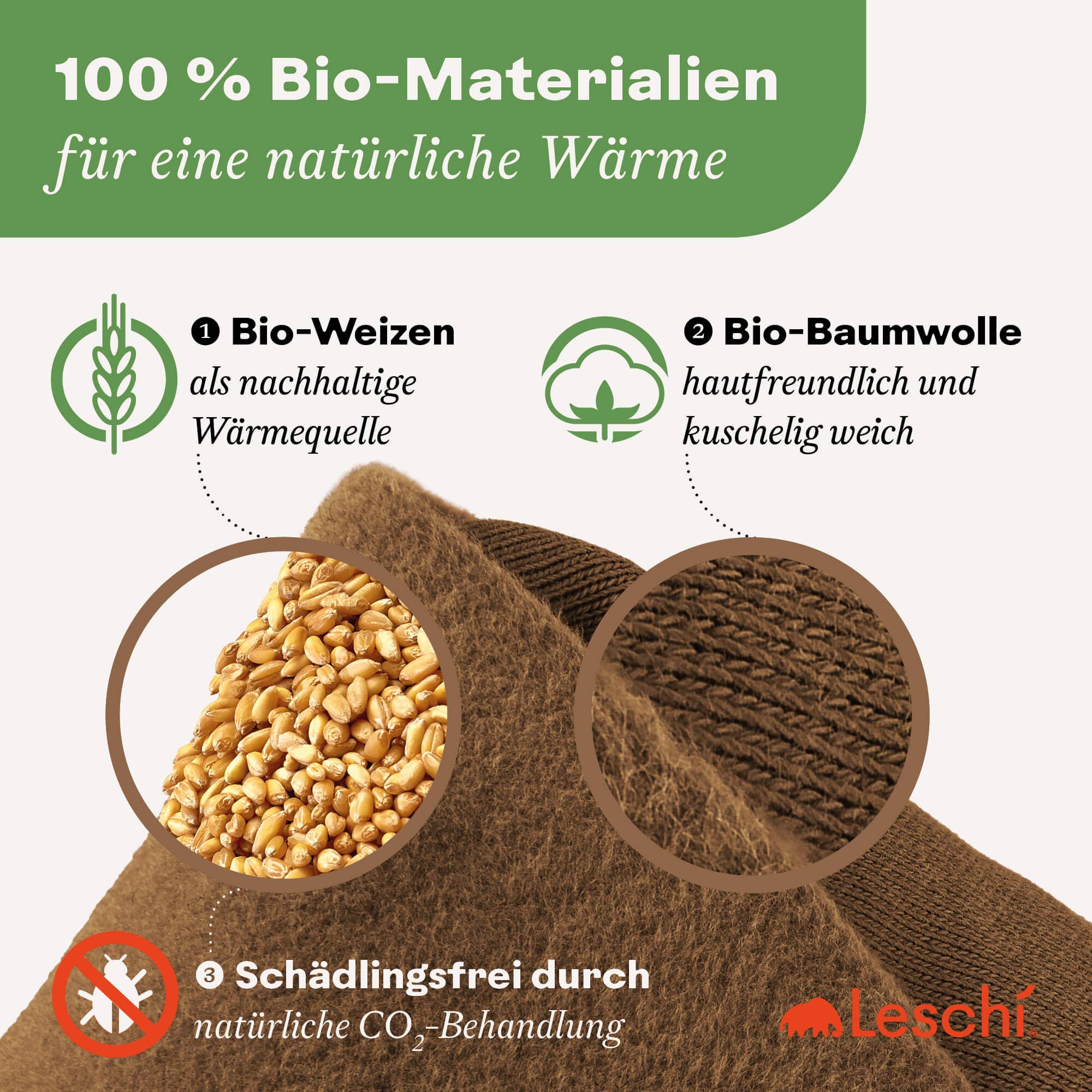 Leschi - Wholesale Verwarmingskussen - Bio-korrelkussen magnetronbestendig nek-warmtekussen hond5