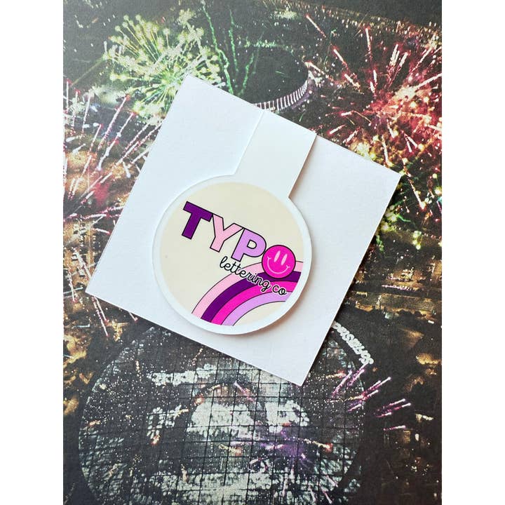 Typo Lettering Co - Wholesale Bookmark - Speak Now disco Taylor Swift inspired Magnetic Bookmark